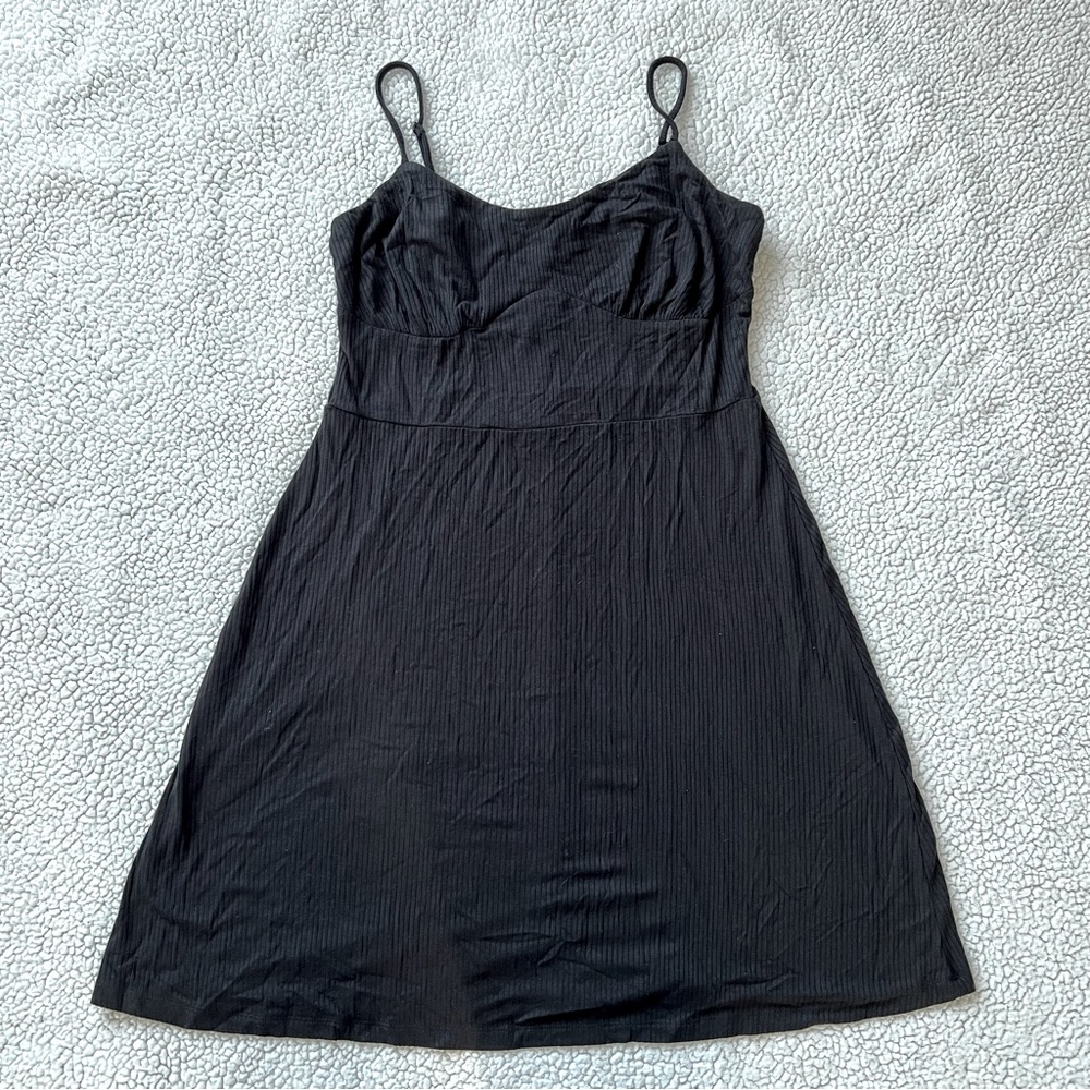 New Dynamite Black Flowy Dress - Picture 8 of 8